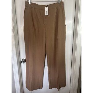 NWT American Tall Women’s Flat Front Wide Leg Dress Pants - Size 18/T